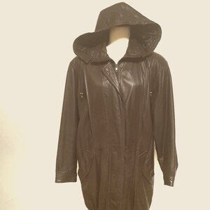 Women's Black Hooded Jacket
